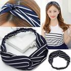 Knotted Stripe Elastic Hair Band