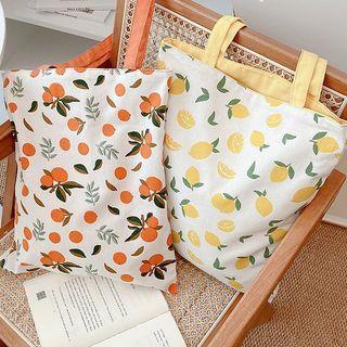 Lemon / Peach Tote Bag