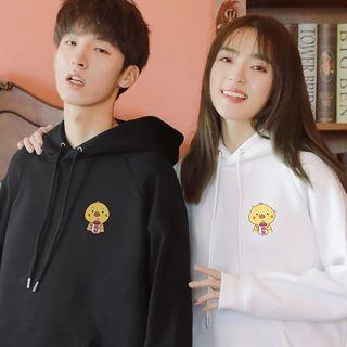 Couple Matching Chick Print Hoodie