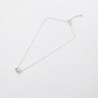 Short Silver Chain Necklace Silver - One Size