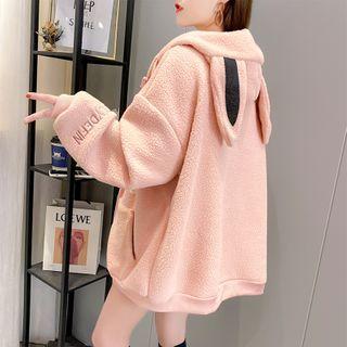 Rabbit-ear Accent Fleece Hoodie
