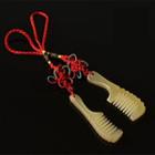 Small Horn Hair Comb Hanging Decoration / Keyring