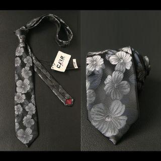 Flower Print Neck Tie 007 - One Size
