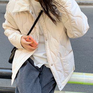 Cuffed Collar Padded Jacket