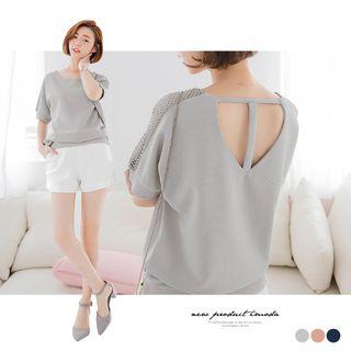T-strap Back Mesh-panel Top