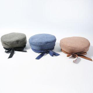Bow Beret Hat