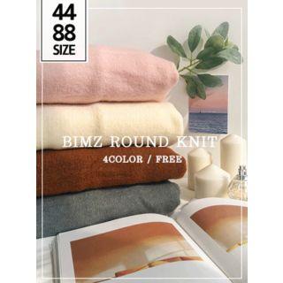 Dip-back Oversized Rib-knit Top