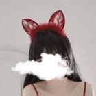 Cat Ear Lace Headpiece