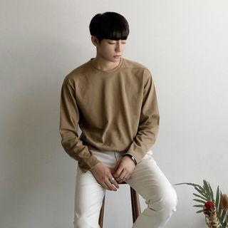 Seam-detail Long-sleeve T-shirt