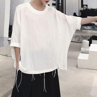 Rope Details Bat-sleeve Top