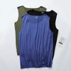 Plain Round Neck Tank Top