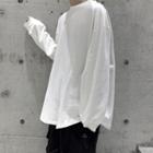 Plain Oversize Long-sleeve Sweatshirt