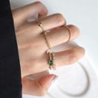 Embellished Ring 1195a# - Gold - 1.6 To 1.7cm