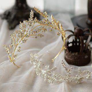 Rhinestone Bow Headpiece