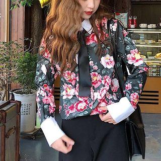 Flower Print Shirt As Shown In Figure - One Size