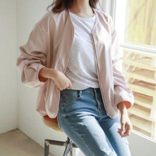 Boxy Bomber Jacket