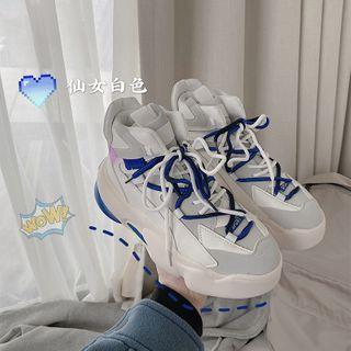 Platform Chunky Lace-up Snealers