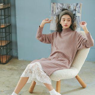 Long-sleeve Midi Knitted Dress