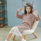 Long-sleeve Midi Knitted Dress