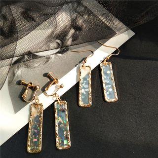 Rectangle Pendant Earring