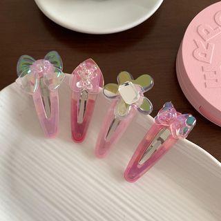 Bear / Flower Plastic Hair Clip