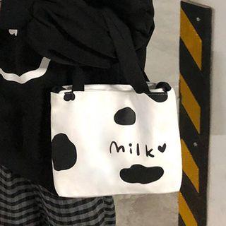 Canvas Crossbody Bag As Shown In Figure - One Size