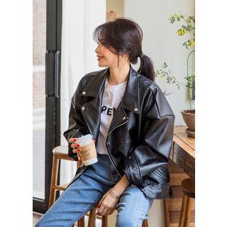 Tall Size Loose-fit Rider Jacket