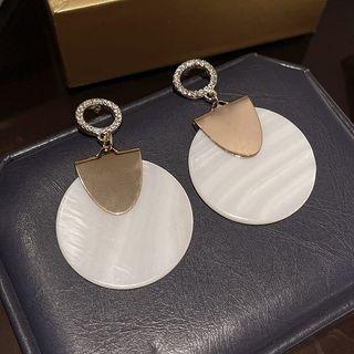 Drop Earring 1 Pair - Pearl White - One Size
