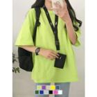 Plain Drop-shoulder T-shirt In 11 Colors