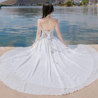 Halter Plain Maxi Sundress