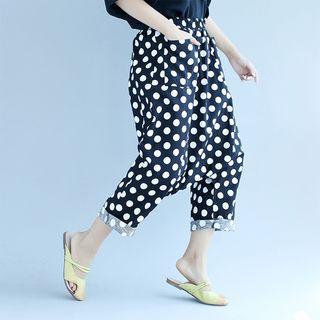 Dotted Baggy Pants