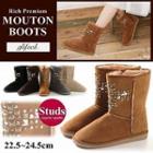 Studded Short Snow Boots