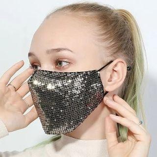 Sequin Cotton Mask