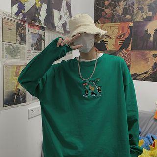 Monster Embroidered Pullover