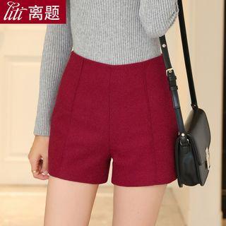 Plain A-line Knit Shorts