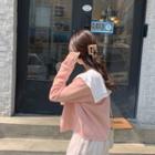 Cropped Cotton Cardigan