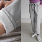 Brushed-fleece Lined Baggy-fit Sweatpants