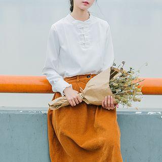 Chinese Knot Button Blouse
