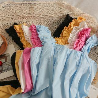 Ruffled Loose Top In 5 Colors