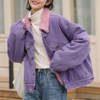 Fleece Lining Denim Jacket
