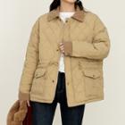Drawstring Quilted Jacket