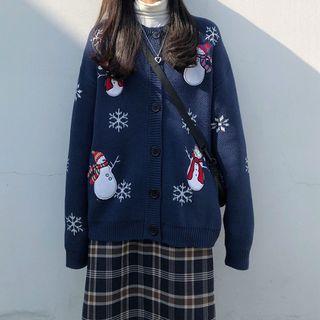 Christmas Jacquard Sweater / Cardigan