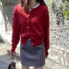 Plain Cardigan / Pencil Skirt