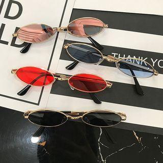 Slim Oval Sunglasses