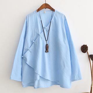 Chinese Knot Long-sleeve Top