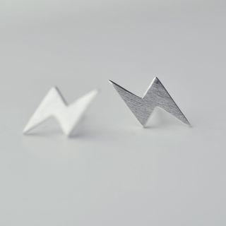 Alloy Lightning Earring 1 Pair - As Shown In Figure - One Size