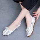 Perforated Ribbon Accent Flats