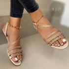 Strappy Glitter Sandals