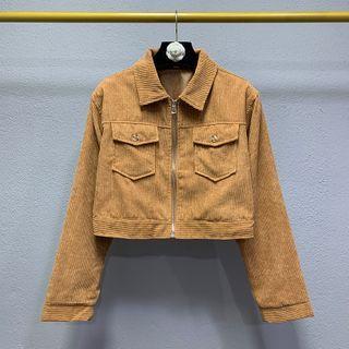 Corduroy Zipped Jacket