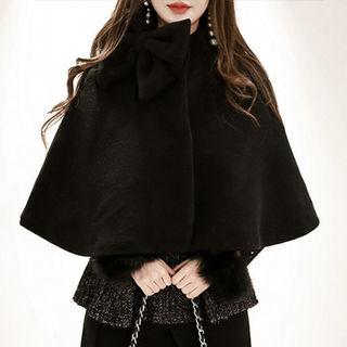 Bow-trim Cape Jacket